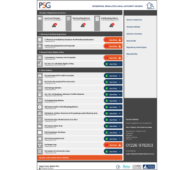 An example Local Authority Search. SAM Conveyancing answers the question 'Do I need searches when buying a house for cash?