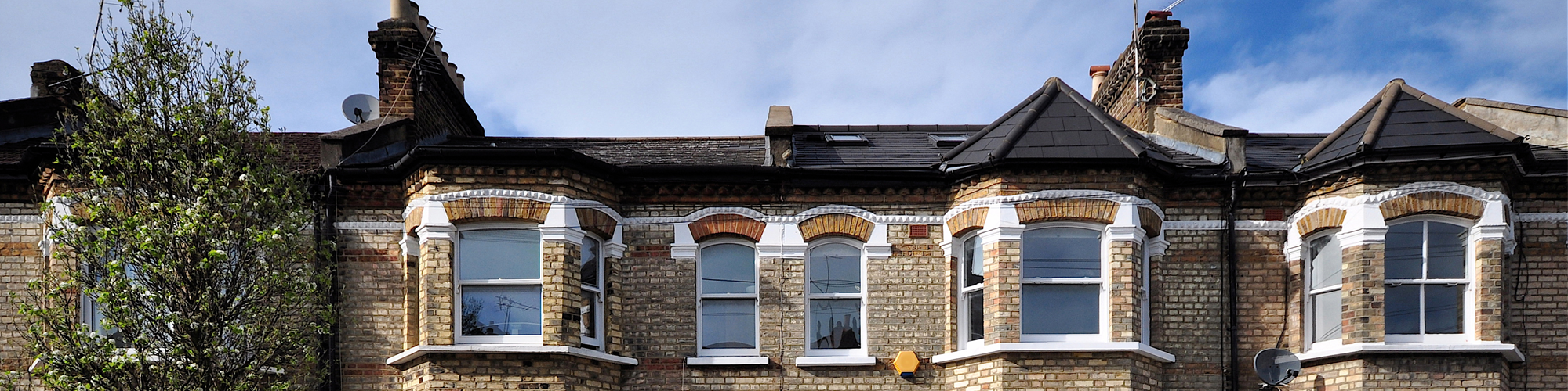 Typical Victorian house in London. SAM Conveyancing's guide on buying a Victorian House