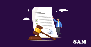 A man pointing to a trust document next to a gavel. SAM Conveyancing explains how to put your house in a trust A man pointing to a trust document next to a gavel. SAM Conveyancing explains how to put your house in a trust