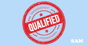 A red ink stamp with the word 'Qualified' depicting a Qualified Title class on a property at the Land Registry A red ink stamp with the word 'Qualified' depicting a Qualified Title class on a property at the Land Registry