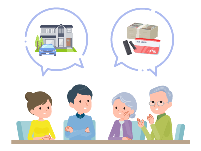 Parents talking to children about gifting a property in England & wales