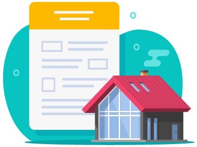 A house next to an official survey form. How long after house survey to completion with SAM Conveyancing