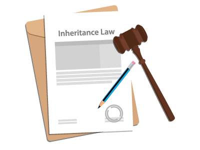 An inheritance law document. SAM Conveyancing can help with intestacy rules and dying intestate.